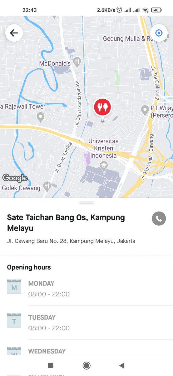 glen_nd's tweet photo. @mediocrickey Sate taichan yg di sini enak. Tiap kali mau beli taichan, pasti belinya dari sini 👍 https://t.co/HGmzzdVube