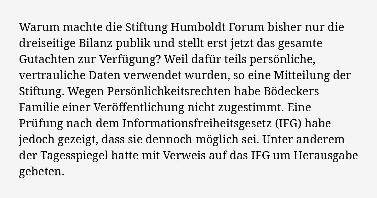 Tagesspiegel: Gutachten zum Schloss-Spender Bödecker: Die NS-Verbrechen hat er relativiert tagesspiegel.de/kultur/gutacht…