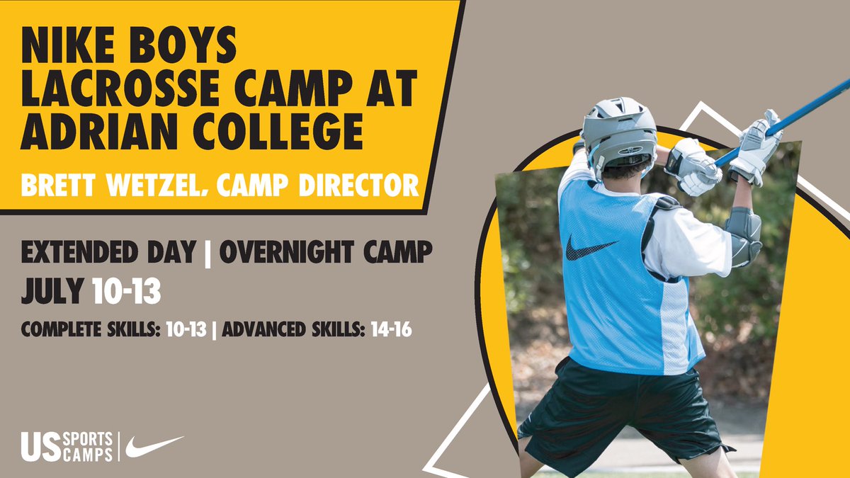 ACmenslax's tweet photo. We are 2 months away from camp today! We can not wait to have our campers back on campus for a great overnight experience. The link to sign up is in our bio. #GoDawgsGo #BeADawg #NikeLacrosseCamps https://t.co/m6Rs30HXr4