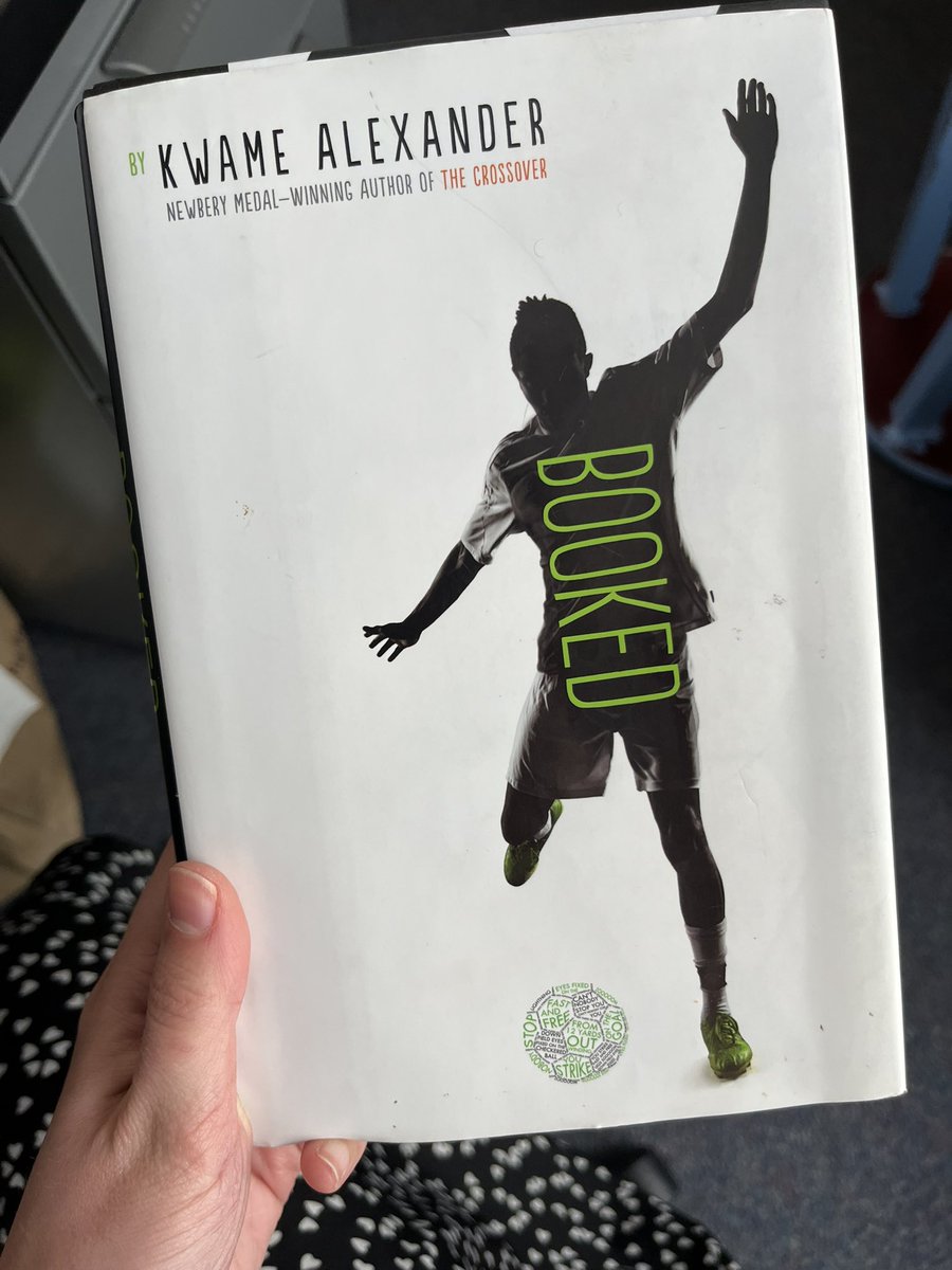 SmithInSixth's tweet photo. Now that our state test is over, we get to throw ourselves into reading Booked by @kwamealexander. My sixth graders haven’t been this excited about reading all year. Maybe I should start with this one from now on. https://t.co/A7VmXOM972