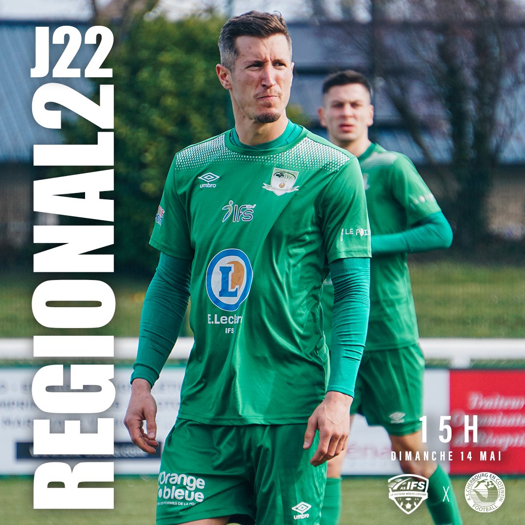 Rendez-vous ce dimanche pour encourager nos Séniors A qui affrontent Cherbourg qui sont seulement 3 points derrière !🥵

🕝 15h
📍Terrain Honneur, Ifs

🚨La buvette sera bien évidemment ouverte à cette occasion !

On compte sur vous !🟢⚪️

#R2J22 / #ASIFSASC