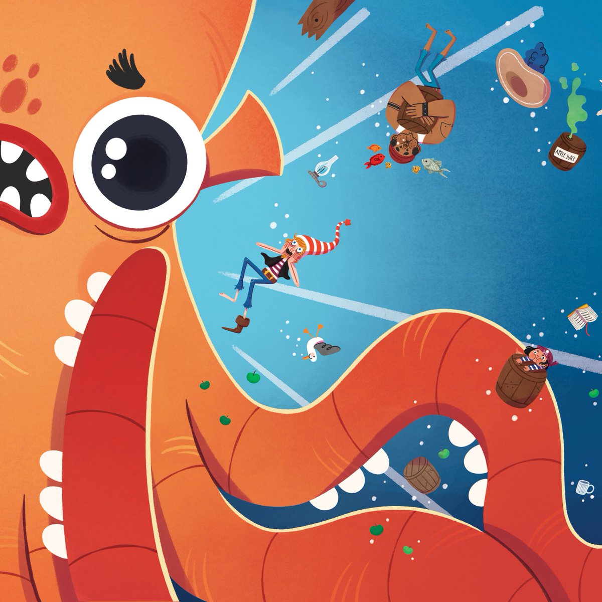 It's the wonderfully talented Laura Borio's (<a href="/airinhtoday/">Airinhtoday</a>) well-deserved turn in the Artist Spotlight! Read our chat with Laura that touches on a range of topics, including a life-changing comic book course and the joys of drawing upside-down pirates: bit.ly/42HhQvx