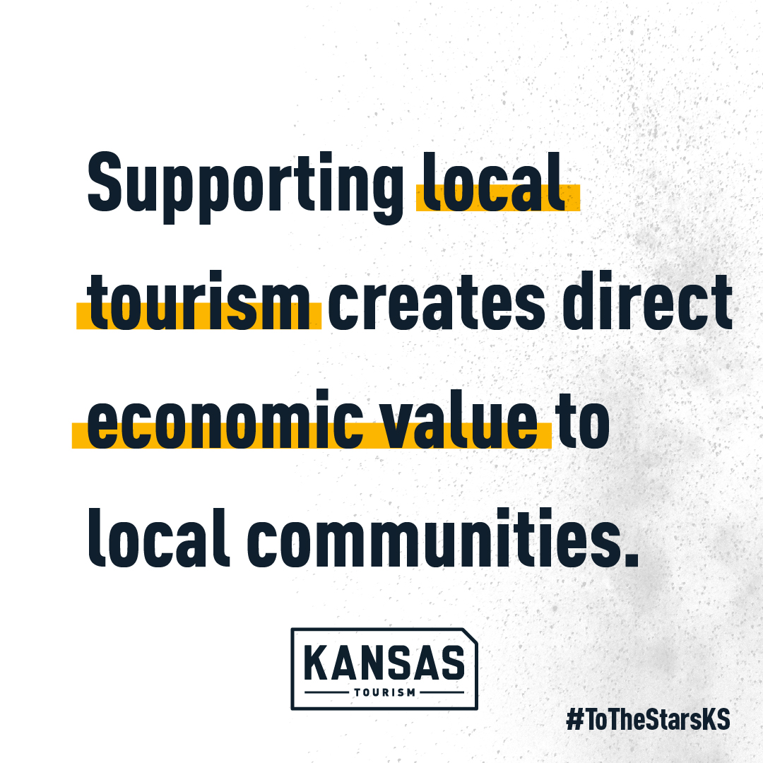 We can't do what we do without you! Thank you for supporting local tourism. Because local tourism supports communities. #ToTheStarsKS #NTTW23