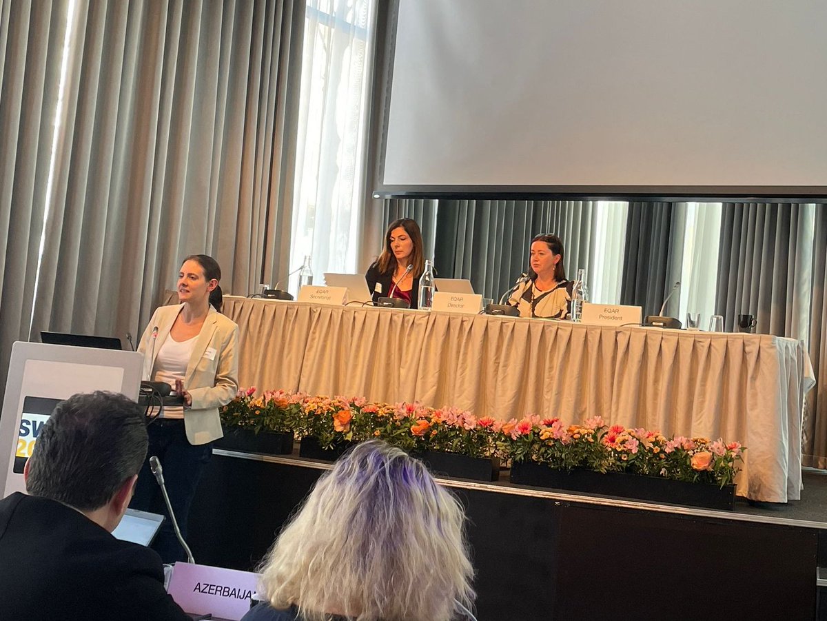 eqanie's tweet photo. #RT @ENQAtwt: RT @agover_anna: Addressing the @eqar_he with some reflections from the QA agency perspective on the future of the #ESG. Thank you for the invitation to contribute to today's discussion with ministry representatives. https://t.co/k1bu2j0TDu