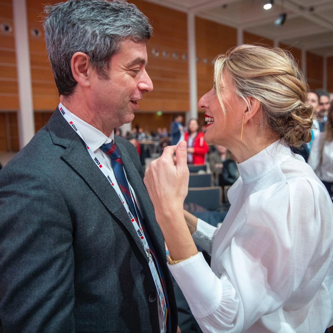 AndreaOrlandosp's tweet photo. La Ministra e Vicepremier spagnola @Yolanda_Diaz_ non ha detto nulla più che la verità. 

Il cosiddetto decreto Primo Maggio, anche detto decreto precarietà, non fa altro che favorire i contratti spazzatura. https://t.co/k9oalnSQZd