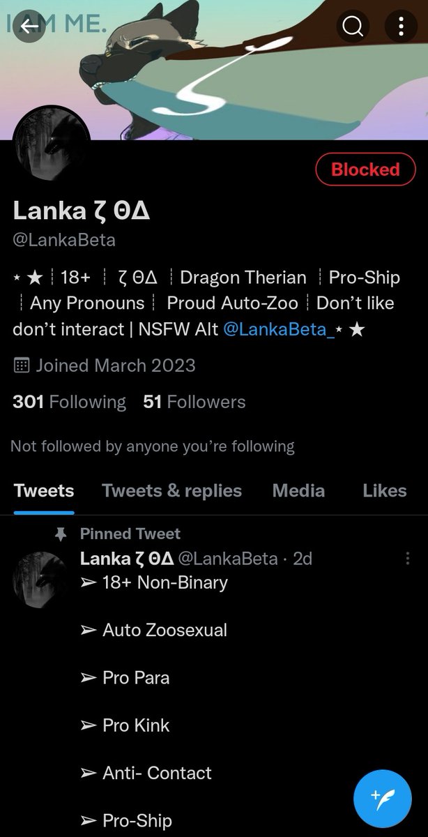 HEY GUYS pls go report this account, this fucking degenerate decided to slap their ugly ass dog rapist flag on MY artwork and use it as their header. 

I fucking hate zoophiles man. 
(RTs are appreciated bc I want this fucker GONE)