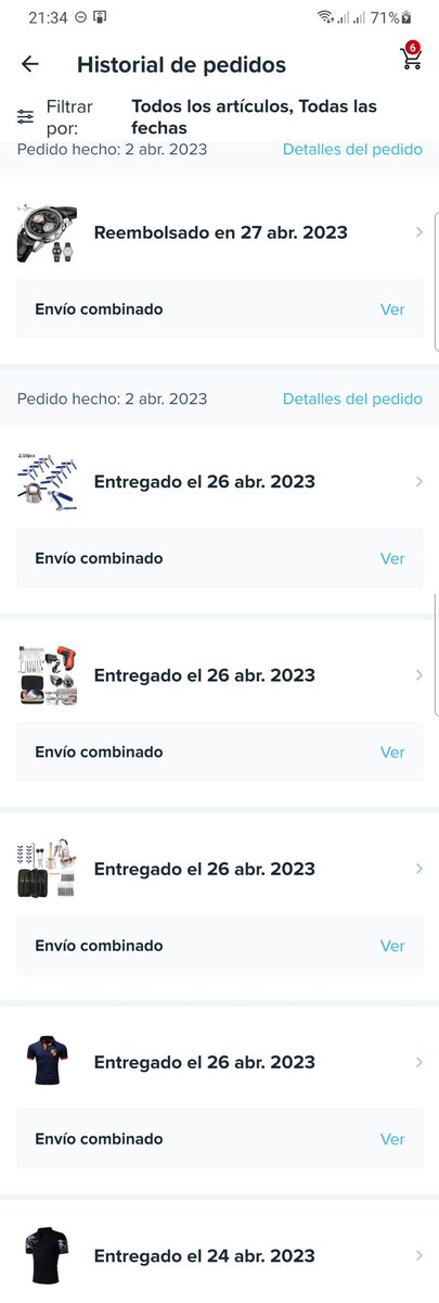 JaviB39635119's tweet photo. @AskWishShopping Hola te mando pantallazo y tú miras y me dices. https://t.co/i9PPTFtG9L