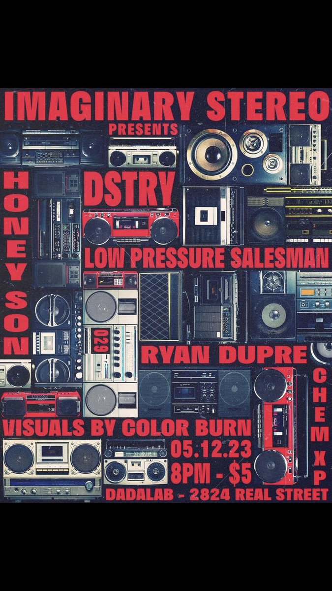 rydupre's tweet image. THIS FRIDAY!!!

CALLING AN AUSTIN MUSIC-ENJOYERS

PLAYING SOME NEW BEATS WITH @_ananto_ ON THE SAX

DOORS AT 8:00pm, MY SET AT 10:30

2824 REAL STREET, SHOW UP AND SUPPORT! 🖤