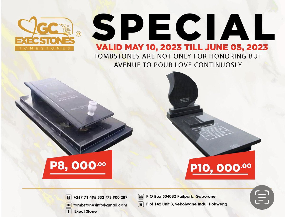 ExecStones's tweet photo. We are located at Plot 142, Unit 3/19 in Tlokweng
For more, please call/whatsapp: (+267) 71495532/73900287

Email: executives@aol.com 

NB: The Price does not include the VARSE https://t.co/FOVB28MM9V
