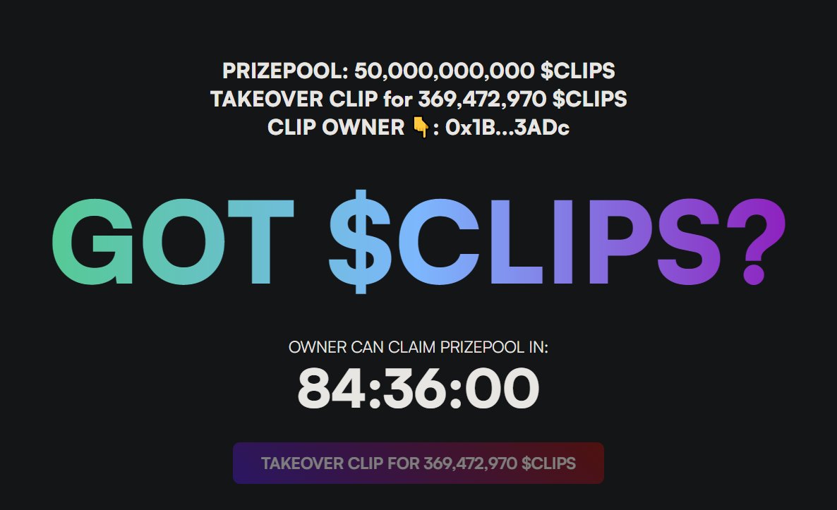 $CLIPS tweet media