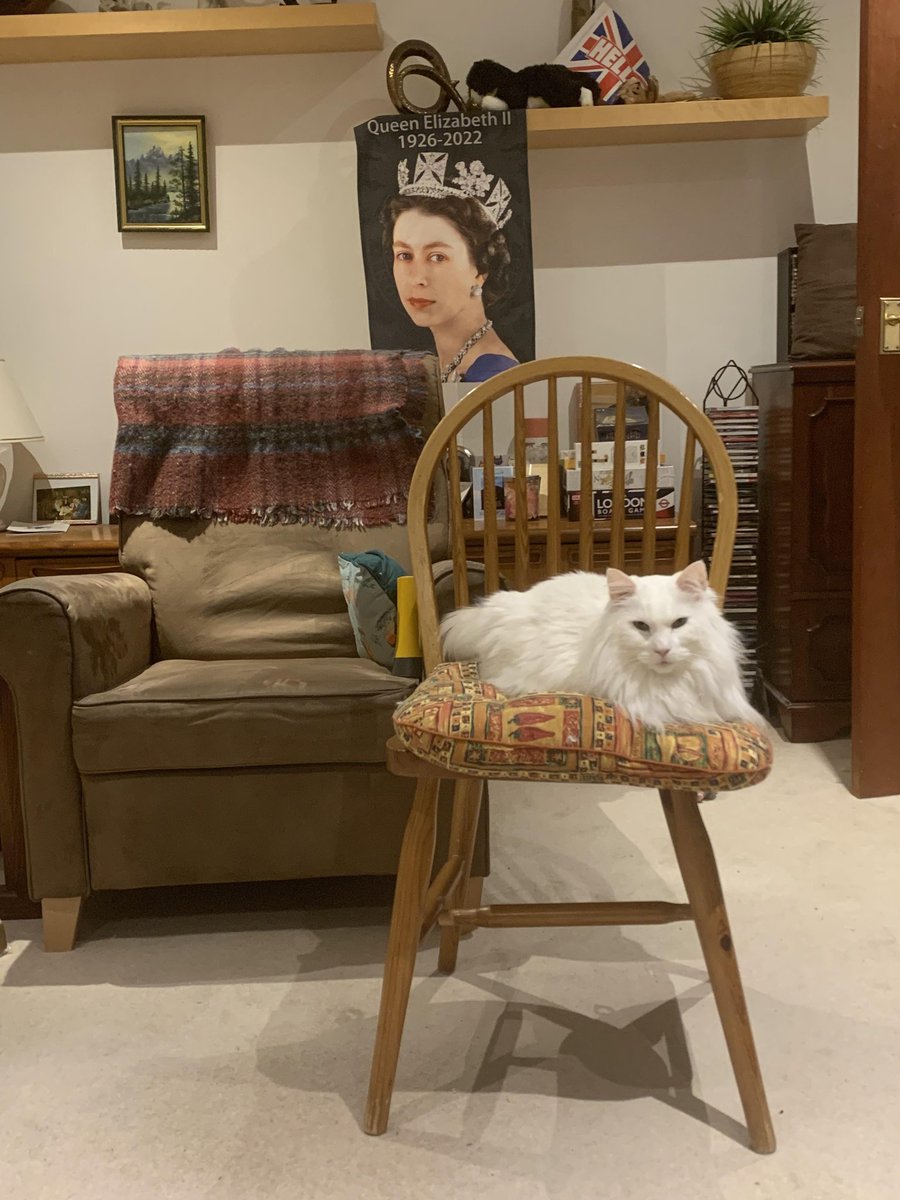 Duchess likes to be in the front row just like her uncle !