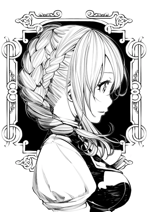 今日の過去絵は、ゴブリンスレイヤーの受付嬢です。