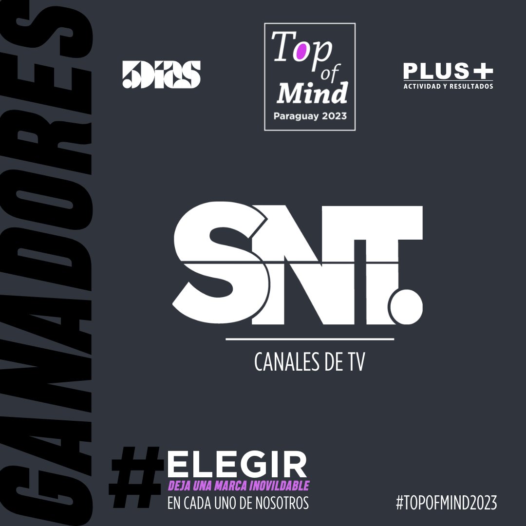 RevistaPLUSPY's tweet photo. 🏆 CONOCÉ A LOS GANADORES DEL #TopOfMind2023 EN LAS SIGUIENTES CATEGORÍAS:
- INMOBILIARIAS @Idesa_py
- CANALES DE TV @sntcanal9
- VASOS TÉRMICOS | Stanley
- EMPRESA DE DELIVERY @PedidosYaPY
#TopOfMind2023 #TOM #InsideTalks #TOMExperience #LaFiestaDeLasMarcas https://t.co/1tfXMp6Dom