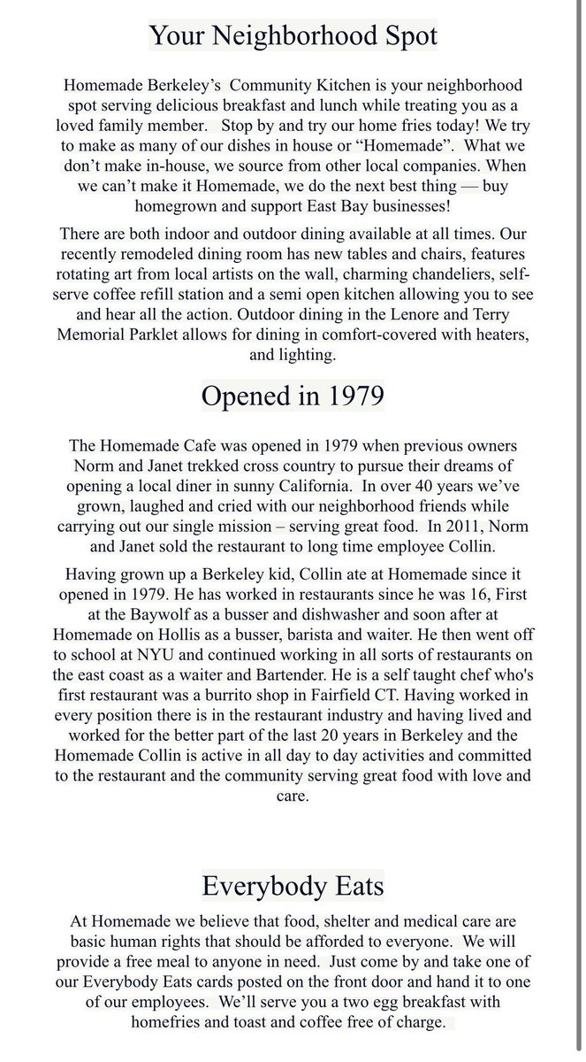 CafeHomemade's tweet image. Who we are as a restaurant, family, and a community.