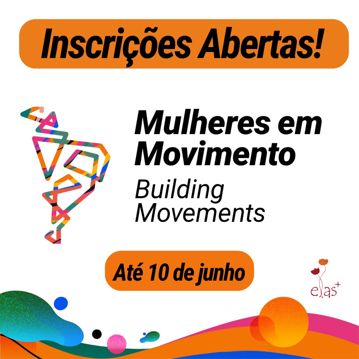 FundoElas's tweet photo. ELAS+ lança o edital Mulheres em Movimento 2023 - por Solidariedade, Justiça e Democracia. 
R$ 3,2 milhões em doações diretas para mulheres cis, trans e outras transidentidades.

Inscrições até o dia 10 de junho de 2023 por meio do site:
https://t.co/4w9Lnn2q4l https://t.co/QqomfIUVZ9