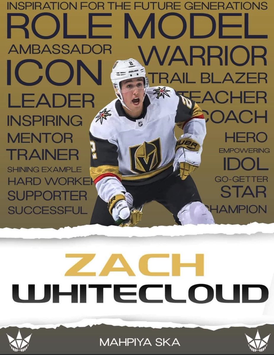 We stand by Zach Whitecloud. 🪶

Thank you for inspiring the next generations and for showing your strength, courage, and overpowering adversity.