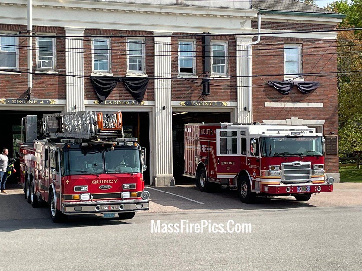 Stewie on Twitter "Weymouth Engine3 & Quincy Ladder1 covering