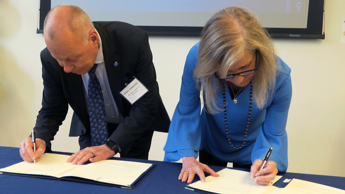 UC Berkeley and Sweden’s KTH Royal Institute of Technology are expanding opportunities for cross-national collaboration for researchers and students with an MoU signed today in Berkeley. Skål! c3dti.ai/news/berkeley-…