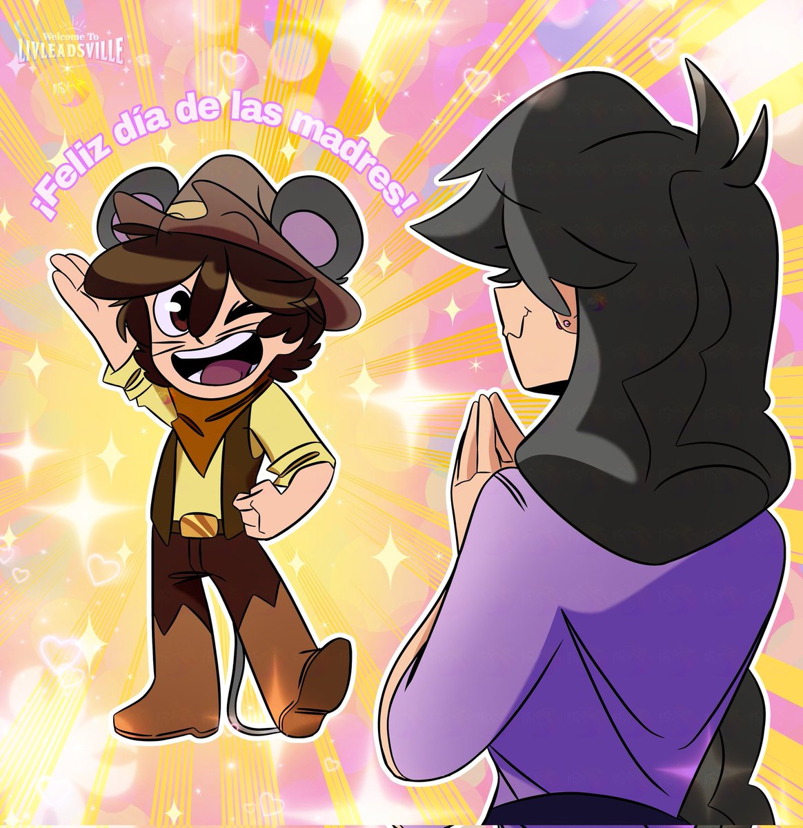 WTLShow_llFoX's tweet photo. ✨💮¡¡Feliz día de las madres!!💮✨

#DiaDeLasMadres2023 #WelcomeToLivleadsville #WTL #proyectooriginal #animationproject https://t.co/j8P9JNnIHo