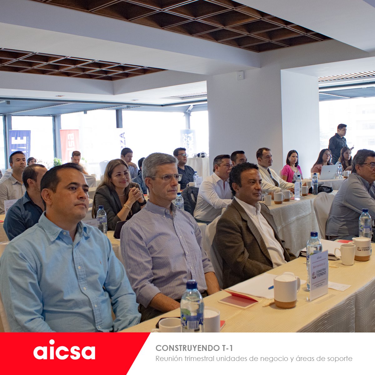 Recientemente, lanzamos nuestra nueva iniciativa ConstruYendo, la cual ha sido diseñada para reunir a los líderes de cada unidad de negocio y de las diferentes áreas de soporte de de la corporación. #MejoraContinua #AvanzandoJuntos #ReuniónT1 #CorporaciónAICSA