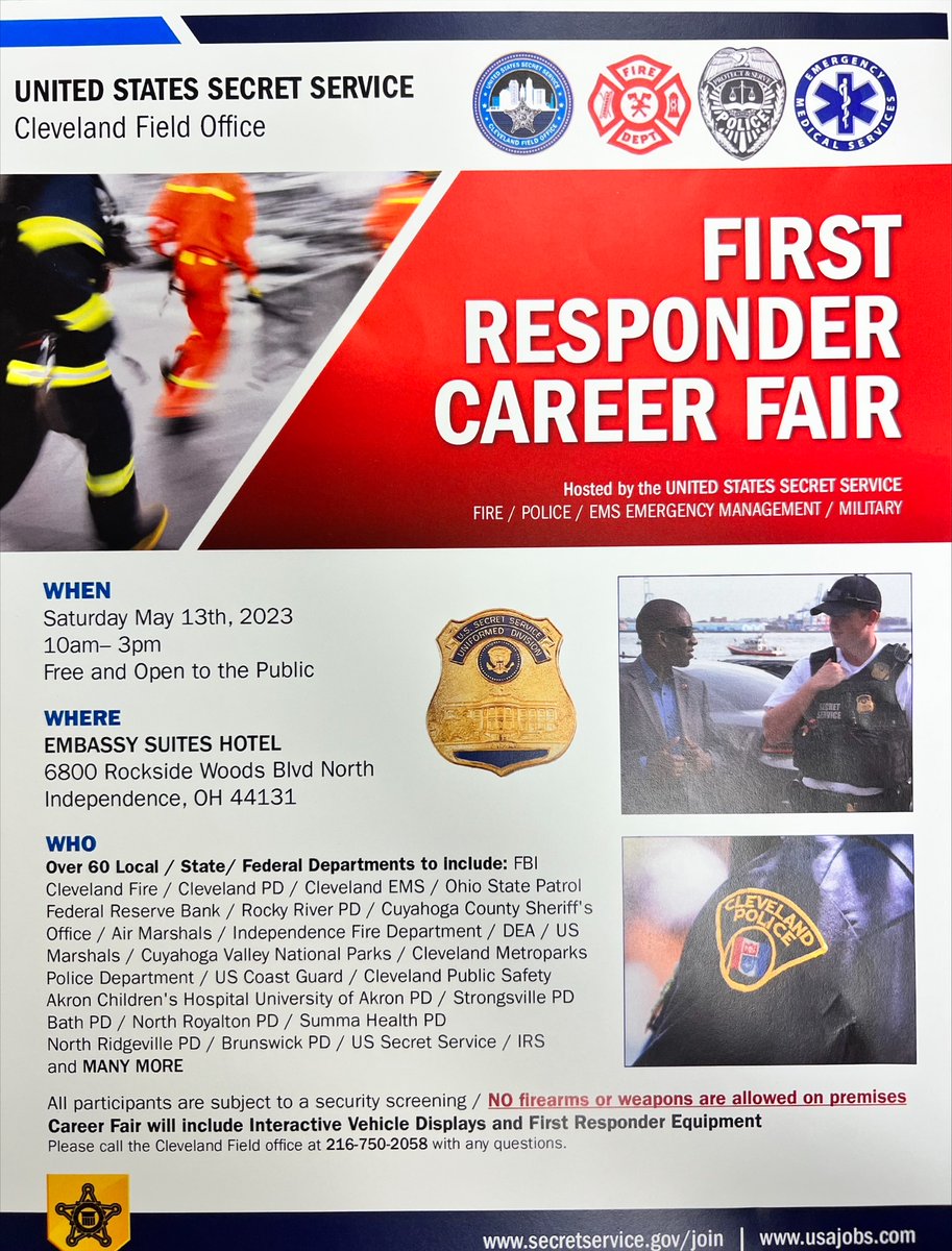 🎴HAPPENING TOMORROW!🎴Come visit us at the First Responder Career Fair on Saturday, May 13 from 10am-3pm at the Embassy Suites Hotel in Independence. @OSHP troopers and recruiters will be there to answer questions and take applications to #JoinOSHP.