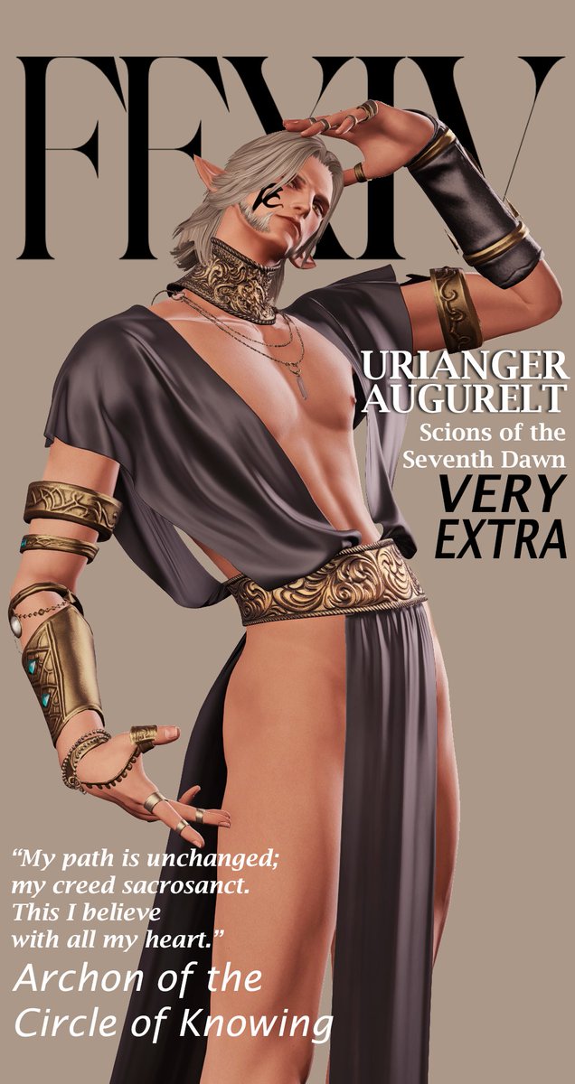 Qianna_XIV's tweet photo. FFXIV magazine covers (part 2)
#FFXIV #FF14 #Thancred #Urianger https://t.co/xUO6pVDdKZ