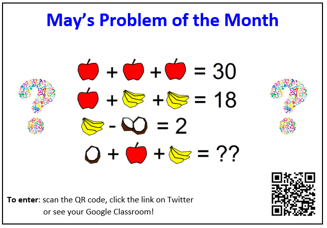 WHS_MathsDept's tweet photo. 🧩Problem of the Month🧩

Click to enter:
https://t.co/PorRFqq0rF https://t.co/P1ppWRyYlw