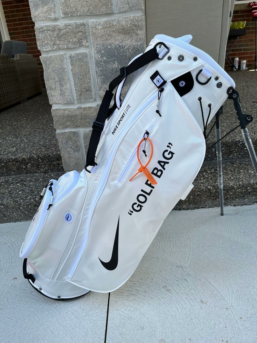 off white nike golf bag