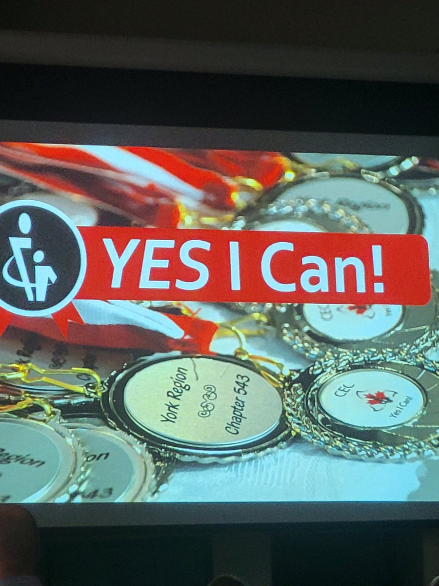 At the #YesICan awards from <a href="/YRChapter543/">CEC York Region Chapter 543</a>. Well done all! Also a big shoutout to Justin from <a href="/VelloreWoods/">Vellore Woods P.S.</a> #welldeserved #Advocacy