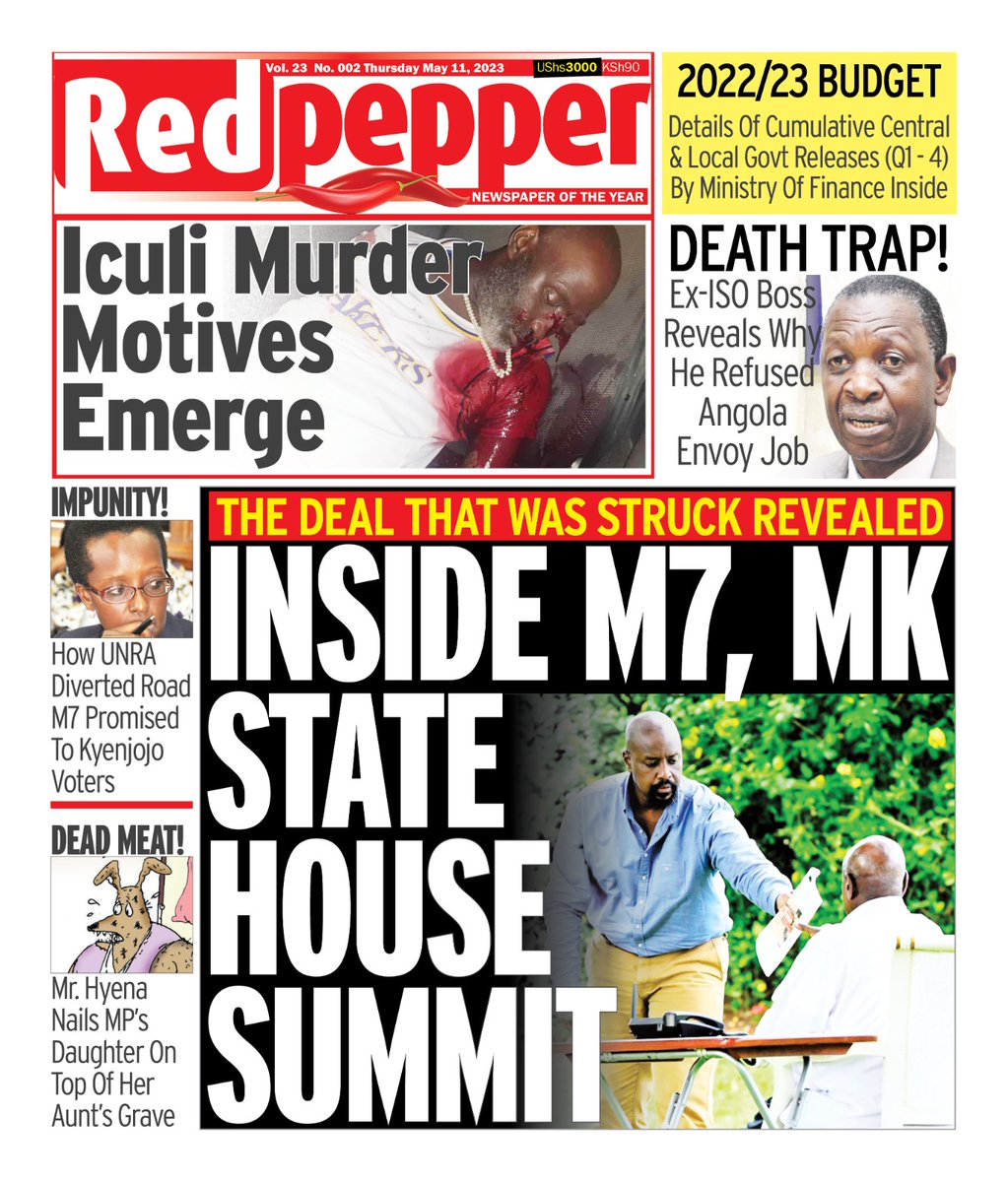 Red Pepper Uganda on Twitter "Over to you folks.Dont miss this edition.GET all details in there"