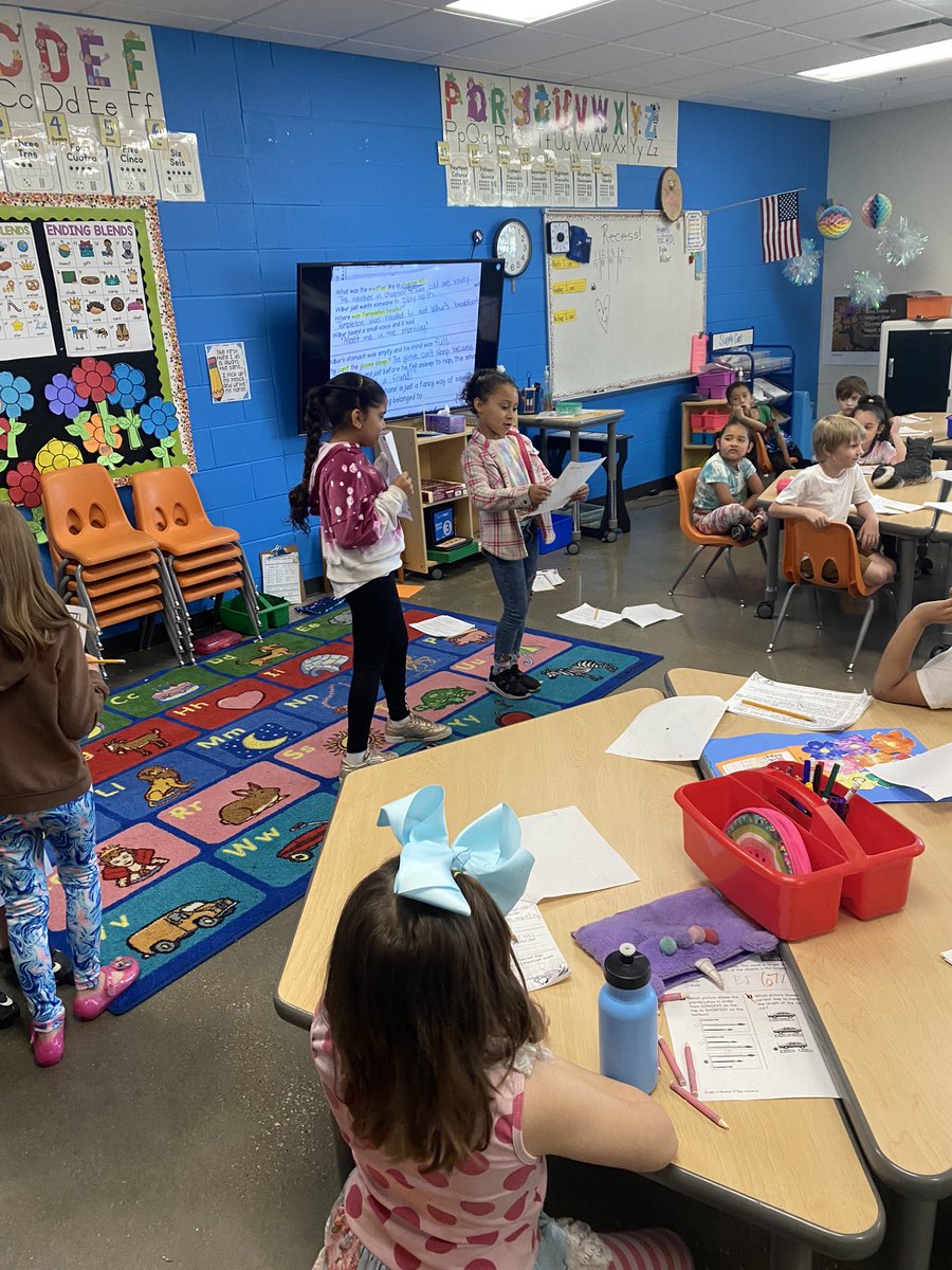 MsHill_2019's tweet photo. I am so proud of these 2nd graders! They read their letters to the future second graders of @Jennings_Creek telling all about what to expect in second grade. They did fabulous! https://t.co/VoffJSphGH