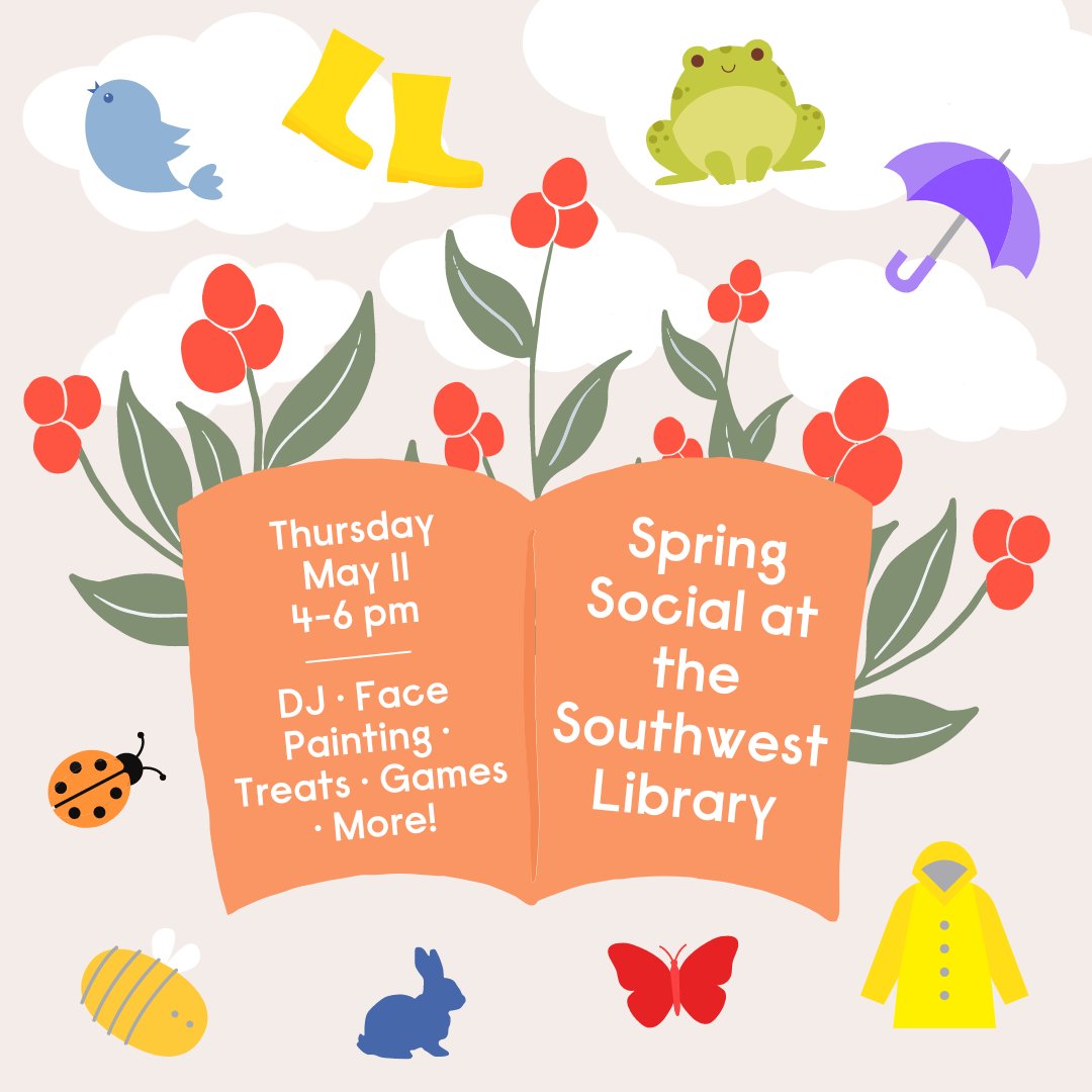 SWBID's tweet photo. TOMORROW! We can't wait to kick off the spring season with you at the Southwest Library. 🌷🌼📚

Add to your calendar: https://t.co/6WaF1sOL07 https://t.co/XOEqTx2AgO