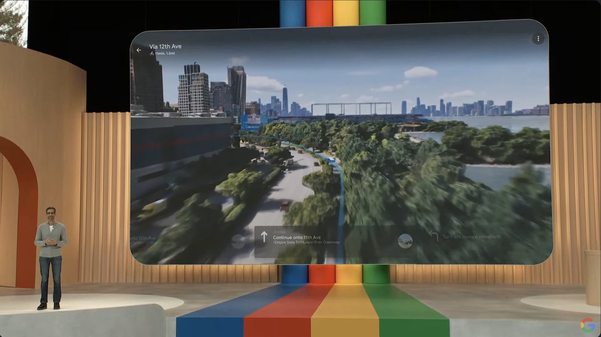 Anirbanverse's tweet photo. #GoogleMap is now being revamped, I guess? #GoogleIO2023 https://t.co/c8oEBeWTlI