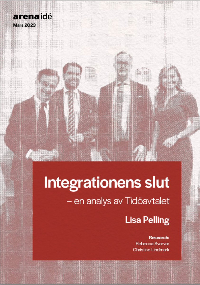 lisa_pelling's tweet photo. Min egen analys av Tidöavtalets integrationspolitiska förslag blev rubriken på min rapport:

Integrationens slut

Läs gärna. https://t.co/a1SVImuDTN https://t.co/jukRhlf2Lq