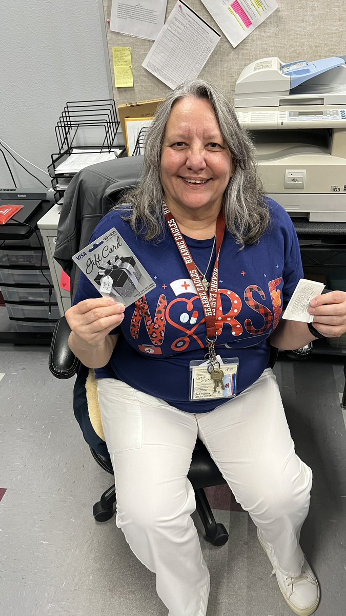 Happy Nurses Day to our terrific nurse. We are definitely thankful for her <a href="/HearneHigh/">Hearne High School</a>