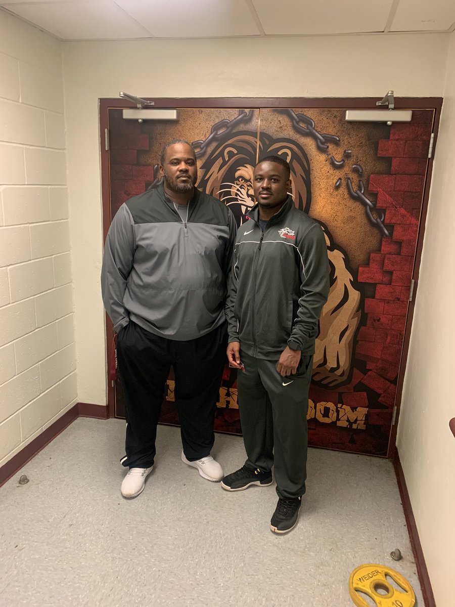 BTW_Lions's tweet photo. @ShunBrown06 appreciate you for coming by @BTW_Lions and checking on and speaking with the Lions 🦁. https://t.co/izNTC5fyNN