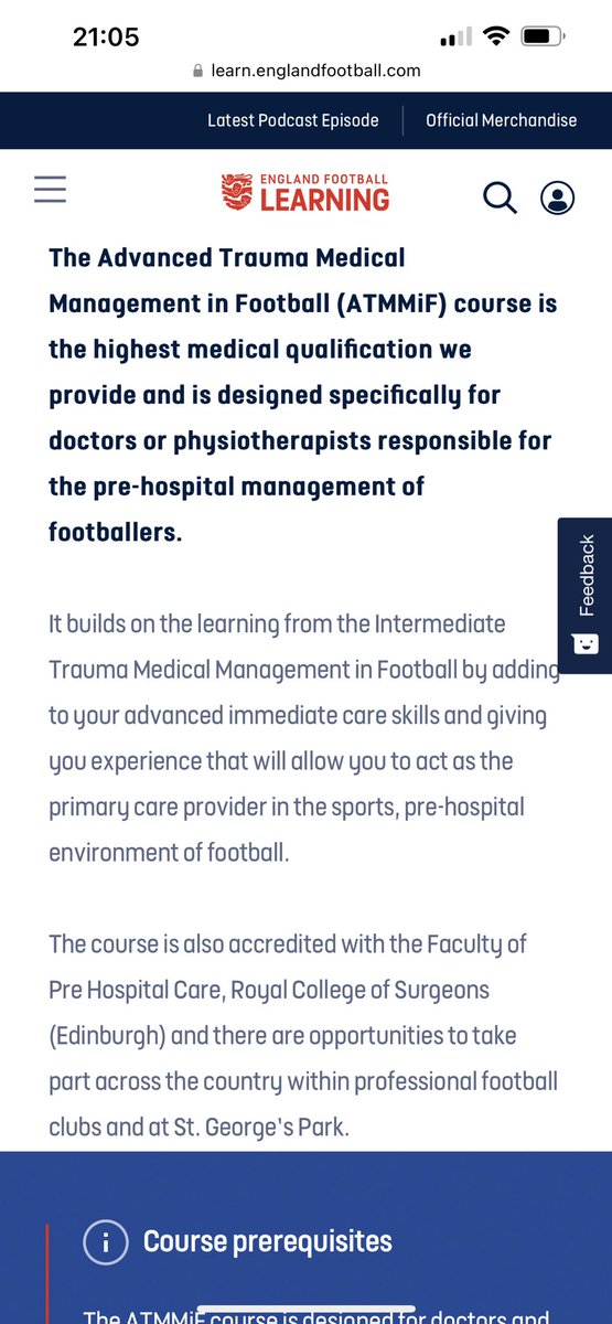 LeDyslexicMedic's tweet photo. Just completed the #ATMMIF course run by @FootballAssoc This excellent course (accredited by @FPHCEd) should (in my opinion) be adapted & adopted by sporting organisations who don’t have prehospital courses for clinicians working with elite athletes
@stgeorgepark_ https://t.co/ygjnPu6CIY