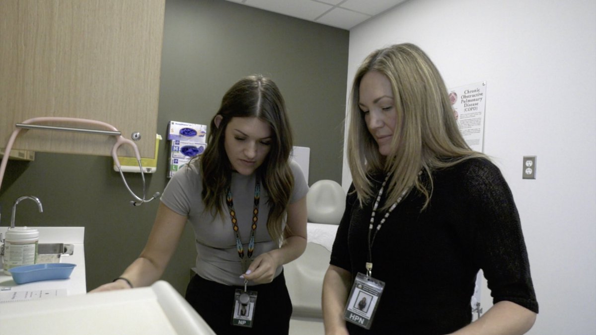EricTaschnerCTV's tweet photo. Health Promotion Nurse Sarah Goodreau at the #NorthBay Indigenous Hub says she feels " truly blessed" for winning a prestigious provincial nursing award. It will be presented to her Friday by @we_rpn. More on @CTVNewsNorthern at 5 and 6. https://t.co/AQqiyDNqnP