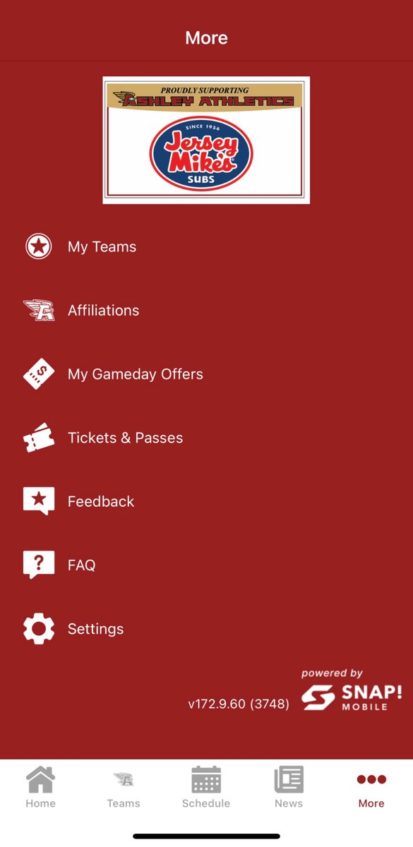 Snap! Mobile
✅Raise - $750M raised since 2014
✅Insights - complete visibility for admin
✅FanX - custom-branded app (see below)
✅Sponsor - marketplace for all inventory
✅Store - year-round custom spirit wear
✅Manage - communication/registration
✅Spend - financial management