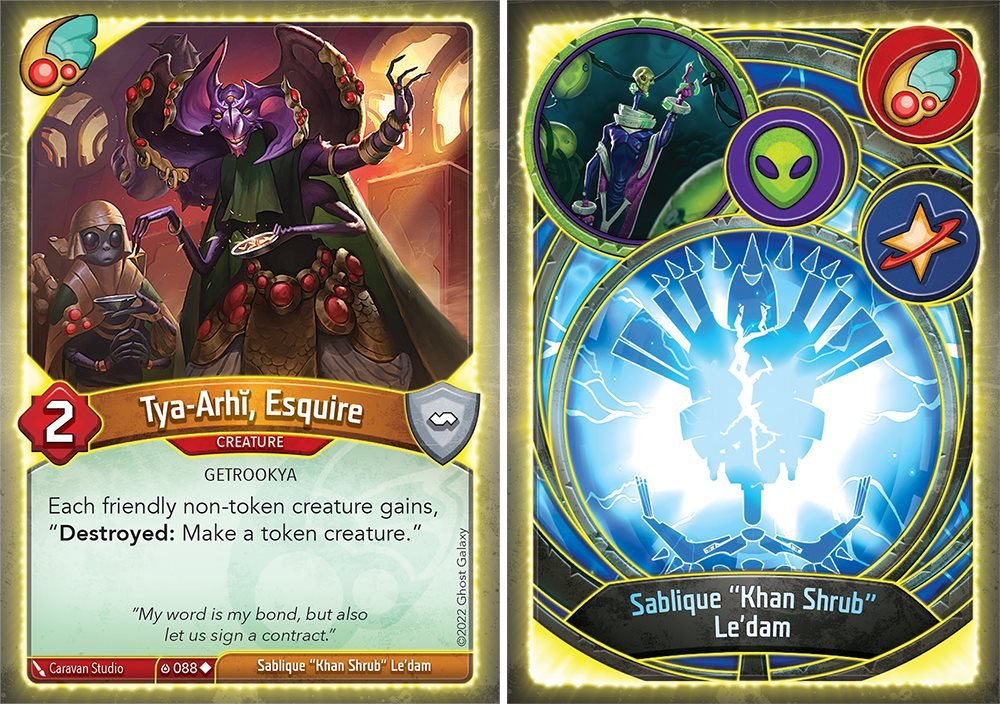kyle_james_ryan's tweet photo. @GhostGalaxyGam1 Wow, the "I Saved KeyForge" cards look sick #keyforge https://t.co/8XYXgefU6A