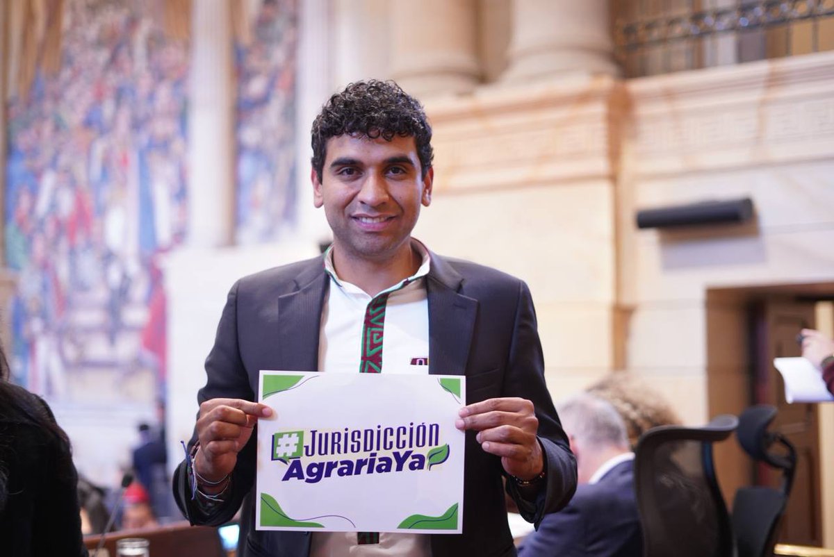 DavidRacero's tweet photo. 🇨🇴 Un país con vocación agrícola con cerca del 70% de municipios rurales y donde los conflictos por la tenencia de la tierra ha desencadenado olas de violencia, después de más de 80 años va a tener una Jurisdicción Agraria y Rural

#JurisdiccionAgrariaYa https://t.co/gMpkdL9sC2
