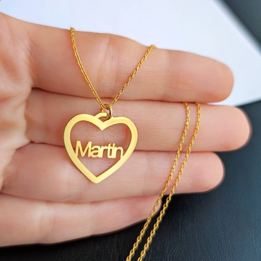GDjeweltr's tweet photo. Excited to share the latest addition to my #etsy shop: Heart Name Necklace, Name Necklace with Heart, Heart Necklace Engraved, Personalized Heart Necklace, Heart Nameplate Necklace, Couple Gifts, https://t.co/6Cc4NGFUlN https://t.co/4vFoOJ59B4