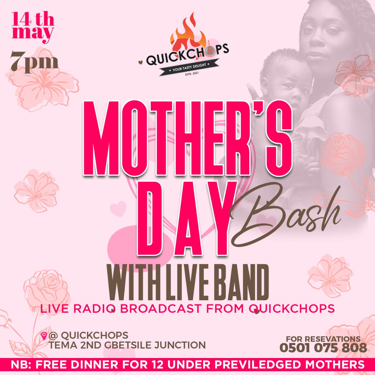 QuickChopsgh's tweet photo. "Keep calm and call your mom". 14th May is a day to celebrate all Mother's around the world.

📍 TEMA, Gbetsile 2nd Junction.

#quickchopsgh #mothersday https://t.co/SWcu7KTEKd