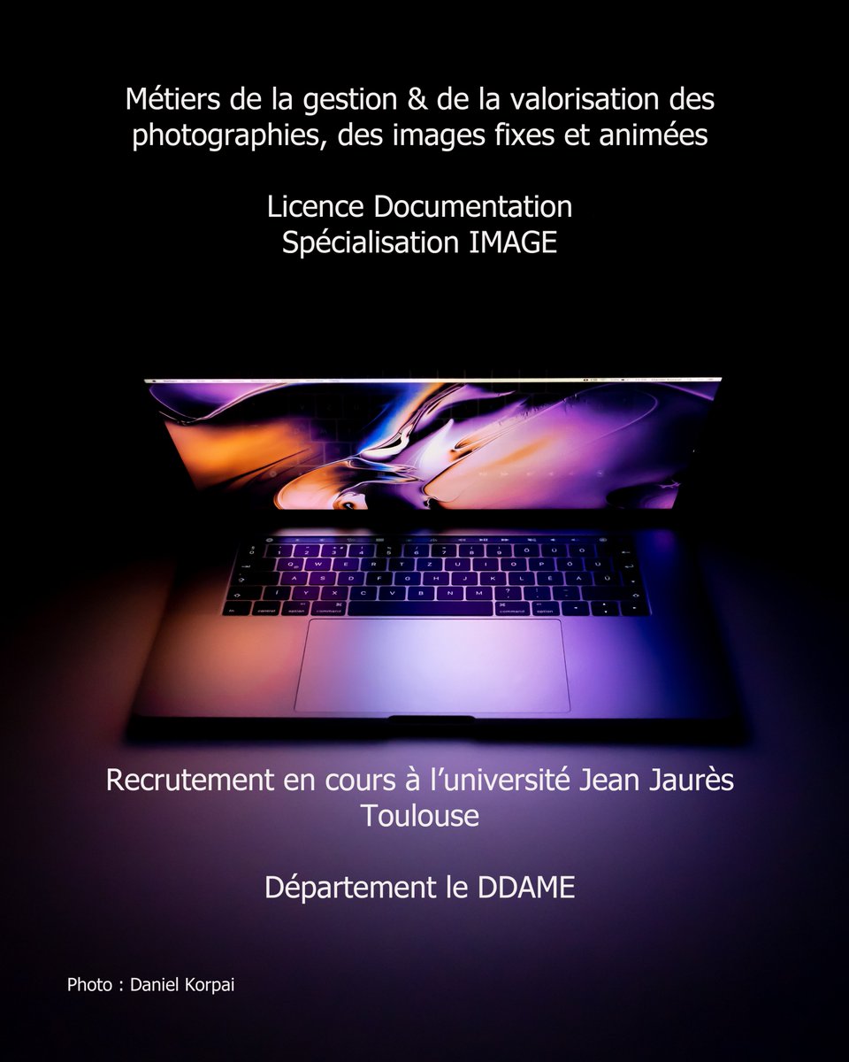 FrederiGaillard's tweet photo. Recrutement : Licence Documentation spécialisation Image https://t.co/Sw7vQAhbNn https://t.co/WJg6nvExAT
