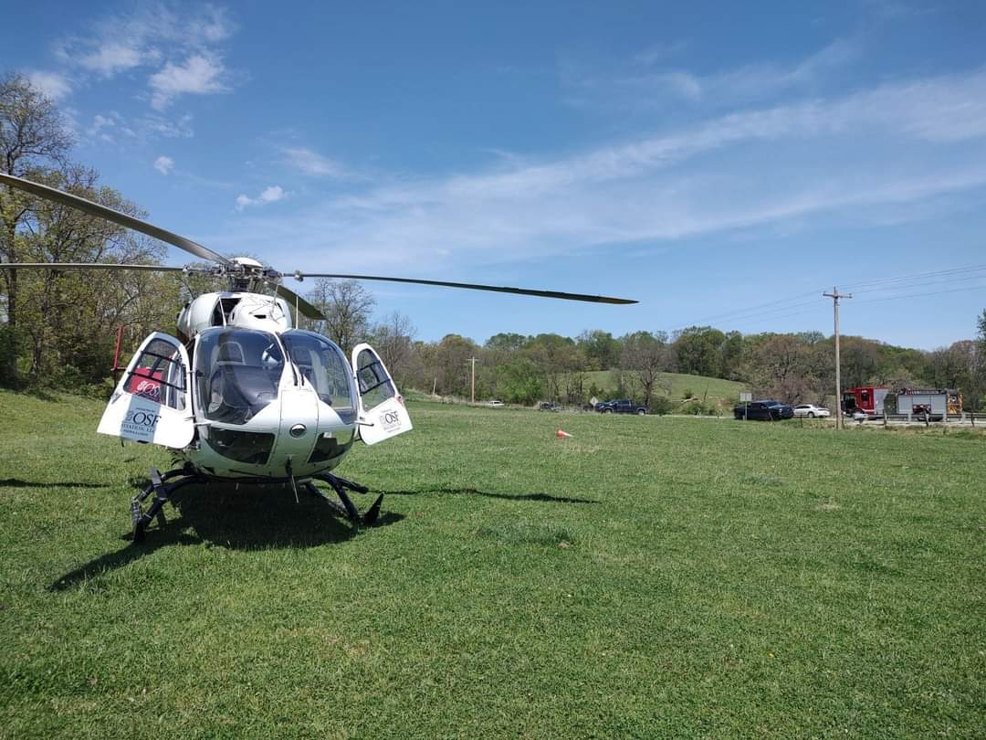 OSF Life Flight tweet media