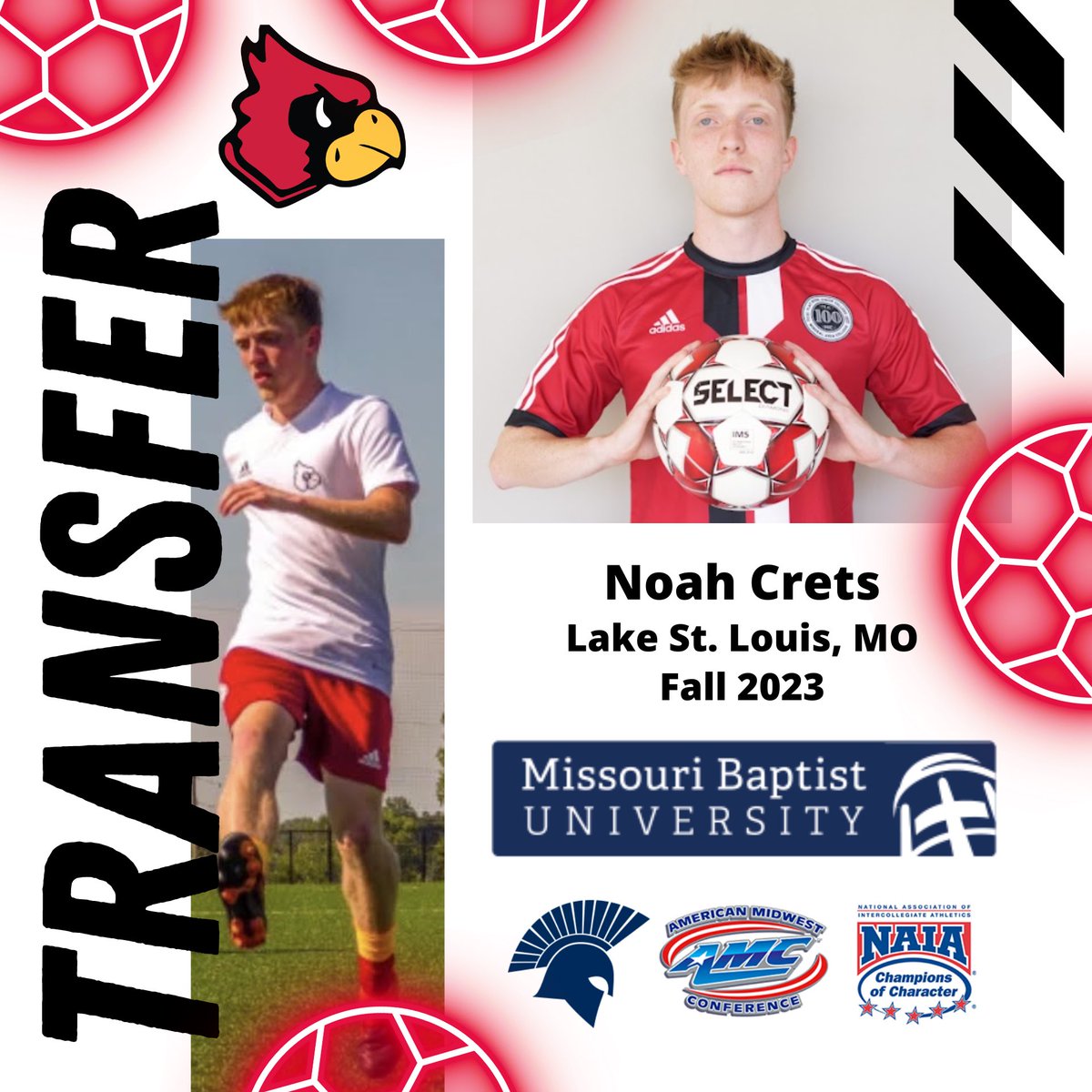 🔔 Congratulations to Noah, he will be continuing his playing &amp; academic career at Missouri Baptist University! #WeAreMAC #MACtransfer #MACcardsSoccer