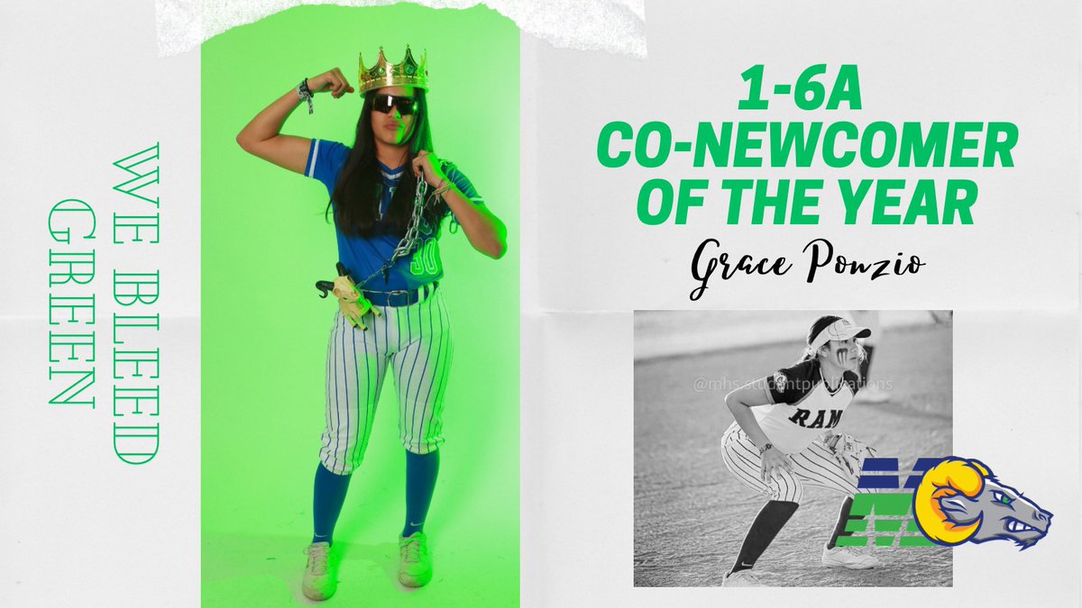 mhs_sb's tweet photo. Congratulations 🤩 to our girl Grace Ponzio for being selected as this year’s District 1-6A Co-Newcomer of the Year! Looking forward to seeing everything she will accomplish the next 3️⃣ years! #RamProud #HornsUp🤘🏽#GoRams🐏 @MontwoodHS @Fchavezeptimes https://t.co/Gvcsm6GC65