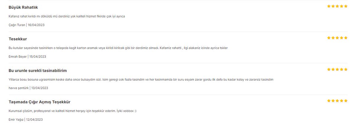 xobboxcomtr's tweet image. Sizden gelen DEĞERLİ yorumlar. Taşınacak Mısın? XOBBOX&apos;a Baksana!
Whatsapp ve İletişim: 0546 962 0 269
#xobbox #taşınacakmısın #taşınmakutusu #değertaşıyankutu #taşınmakutusu #kartonkutu #kartonkoli #taşınmamalzemeleri #taşınmakolisi #taşınmapaketi #taşınmaseti #nakliye #streç