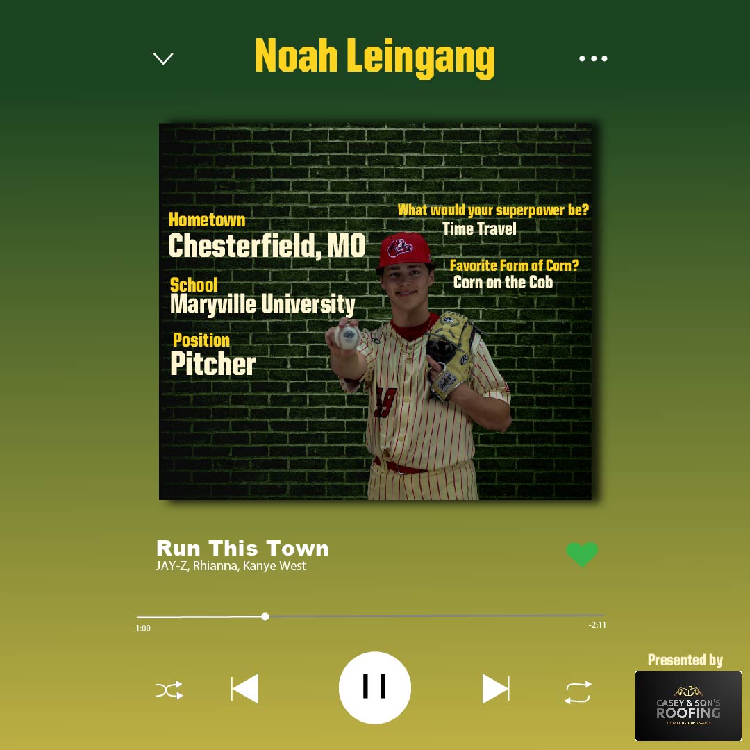 Normal_Baseball's tweet photo. We're going to run this town with pitcher Noah Leingang on the mound π
Welcome to the Crib, Noah!
#WhereBaseballGrows
@MaryvilleSaints
@wcastl
Presented by Casey and Son's Roofing https://t.co/I1apYyMSxv