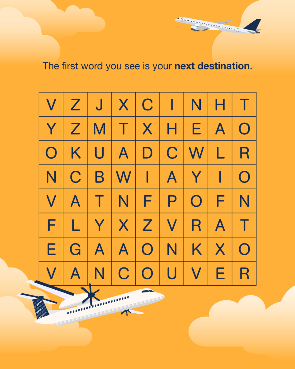 porterairlines's tweet photo. This is your sign to book that spontaneous trip that you’ve been thinking about. Which city did you see first? 👀📍
#flyporter #porter #flyingrefined #travel #bc #ontario #novascotia #yyz #yhz #yvr #nyc https://t.co/kfAcqM52uC